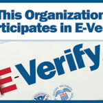 E-Verify participating employer badge