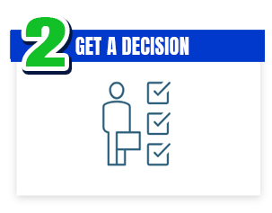 Financing step 2: Get a decision
